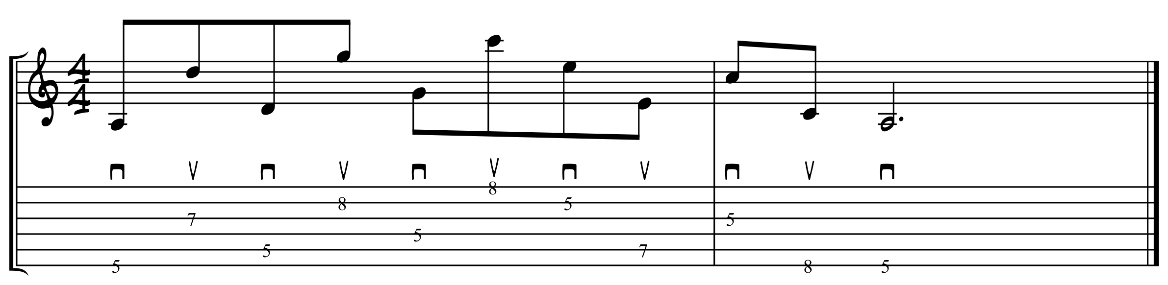 Cross String Alternate Picking Exercise 3