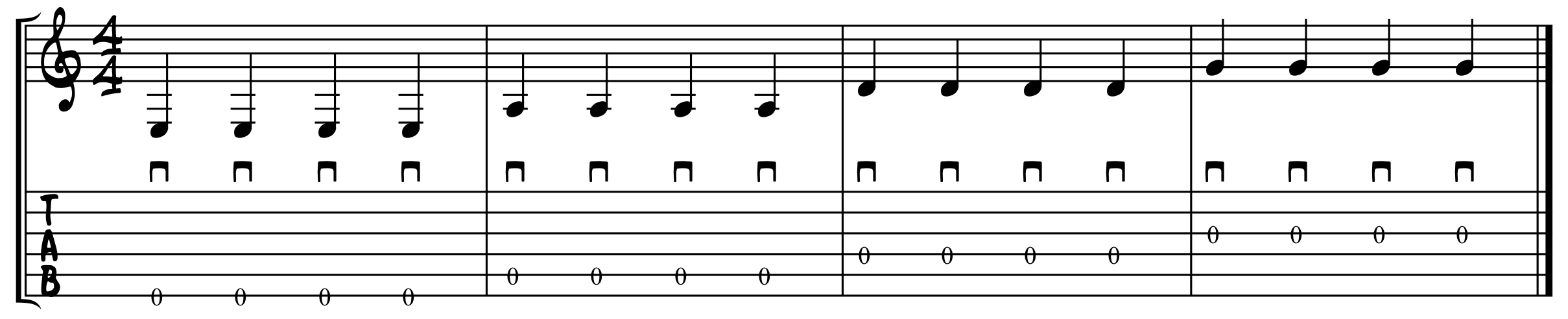 Open String Picking Excercise