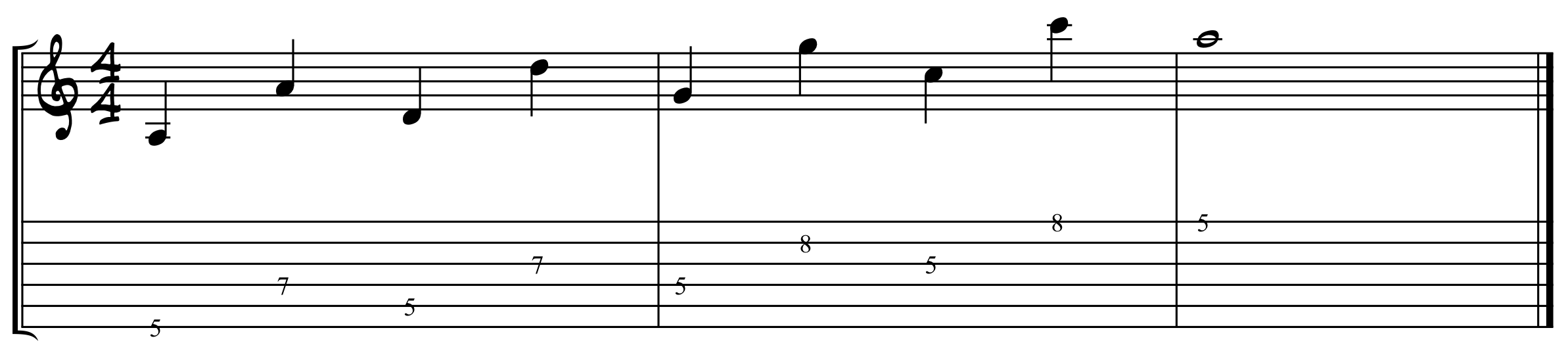 Cross String Picking Exercise 3